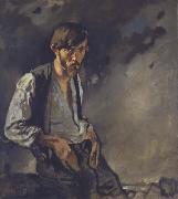 Sir William Orpen The Man from the West:Sean Keating oil painting on canvas